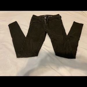 American Eagle Jegging Olive Green Size 0 Regular